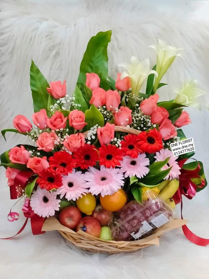Fruit and Flower Basket 12